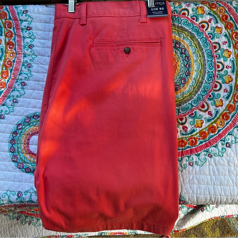 Nautica deck shorts in a beautiful coral, new with tags